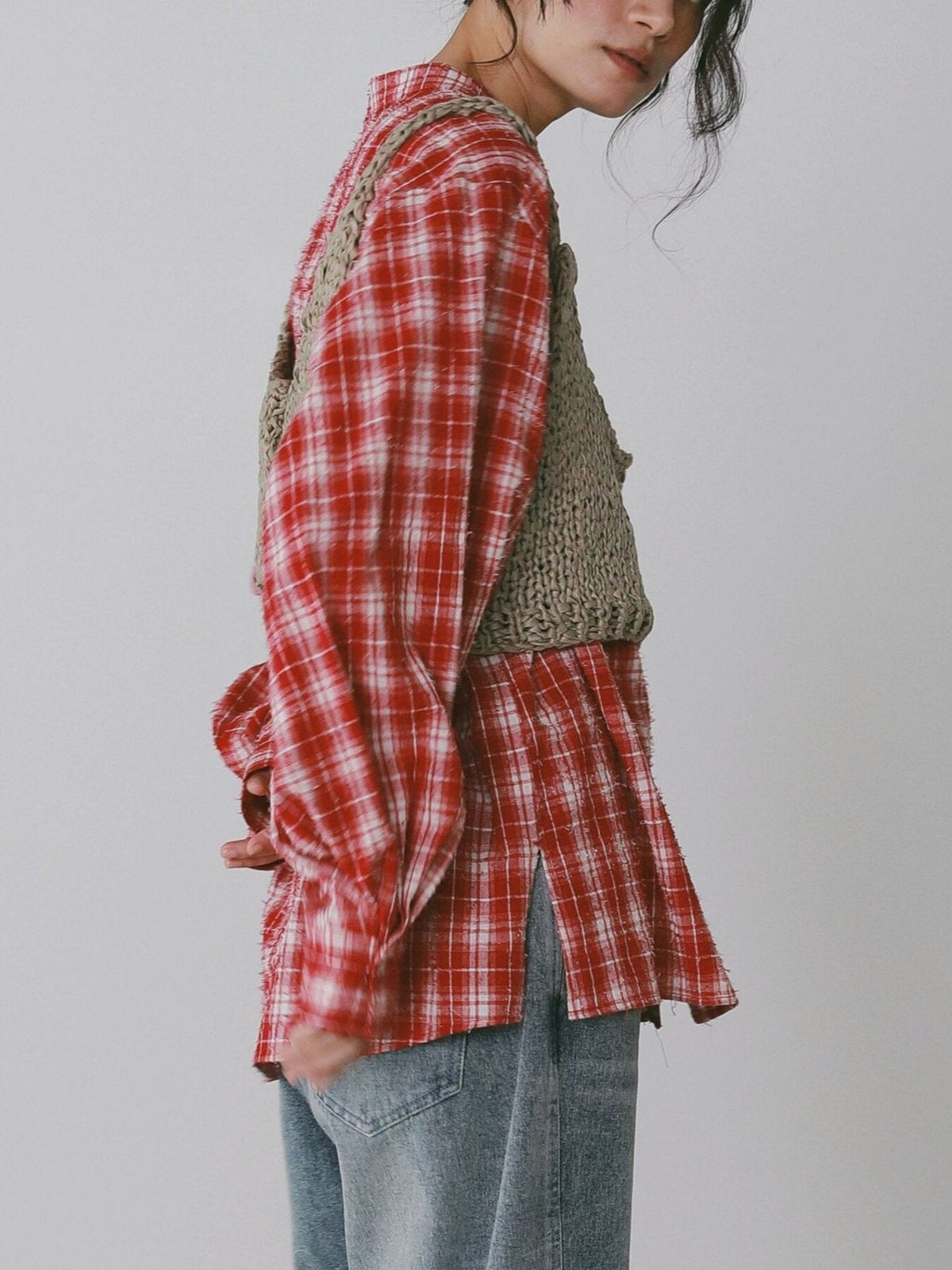 【CHIGNON 2027 PRE-SPRING】ハンドニットミニビスチェ - 12月中旬頃発送 - Champdelarose