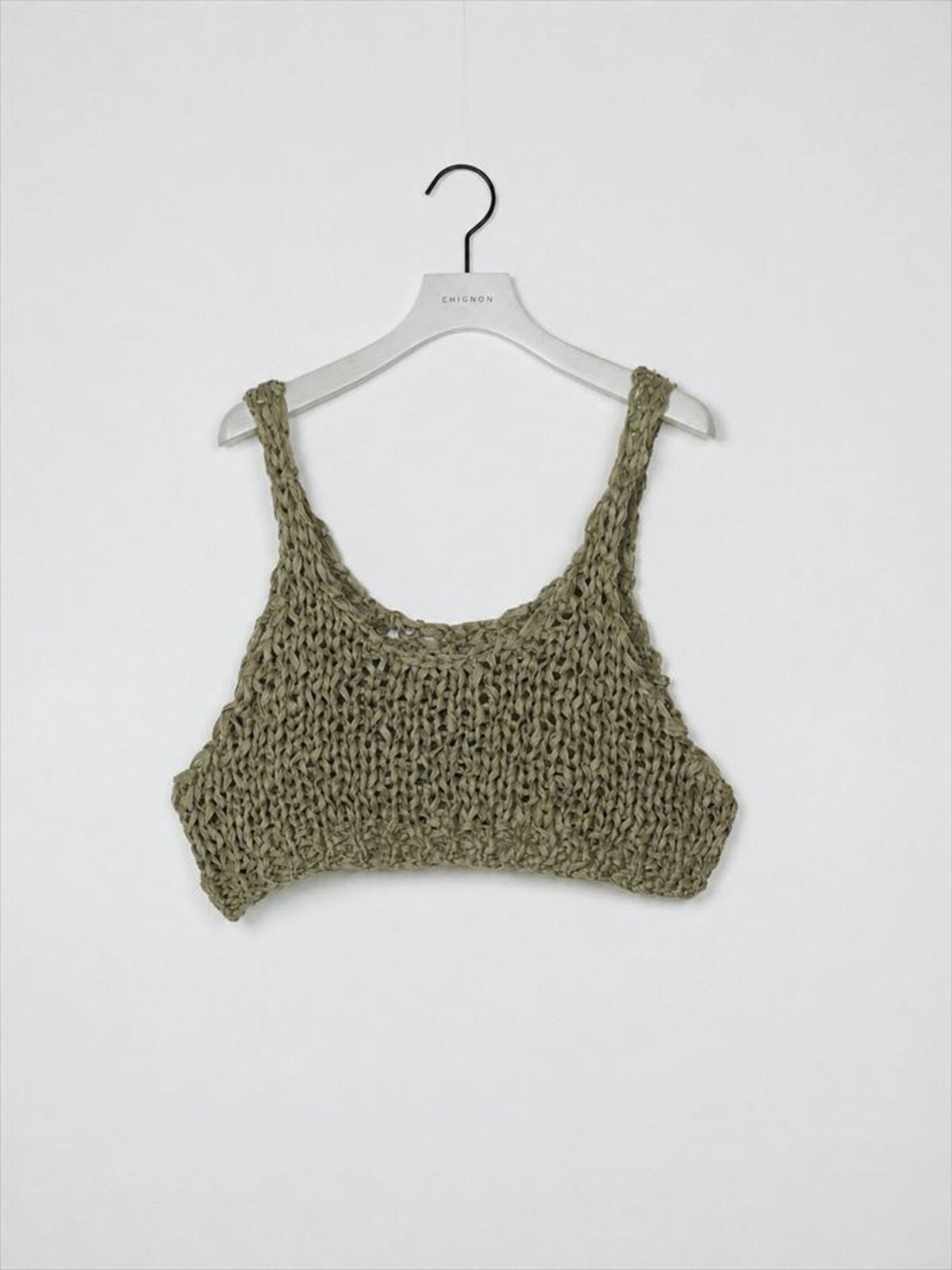 【CHIGNON 2027 PRE-SPRING】ハンドニットミニビスチェ - 12月中旬頃発送 - Champdelarose