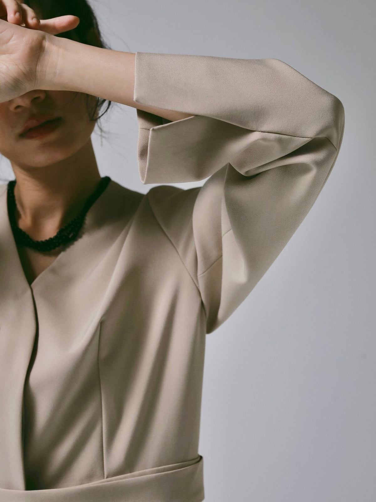【CHIGNON 2027 PRE-SPRING】ノーカラーコンビネゾン - 12月下旬頃発送 - Champdelarose