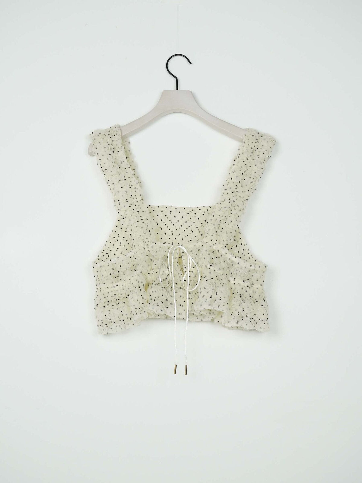 【CHIGNON 2027 PRE-SPRING】ロゼットドットチュールビスチェ - 12月中旬頃発送 - Champdelarose