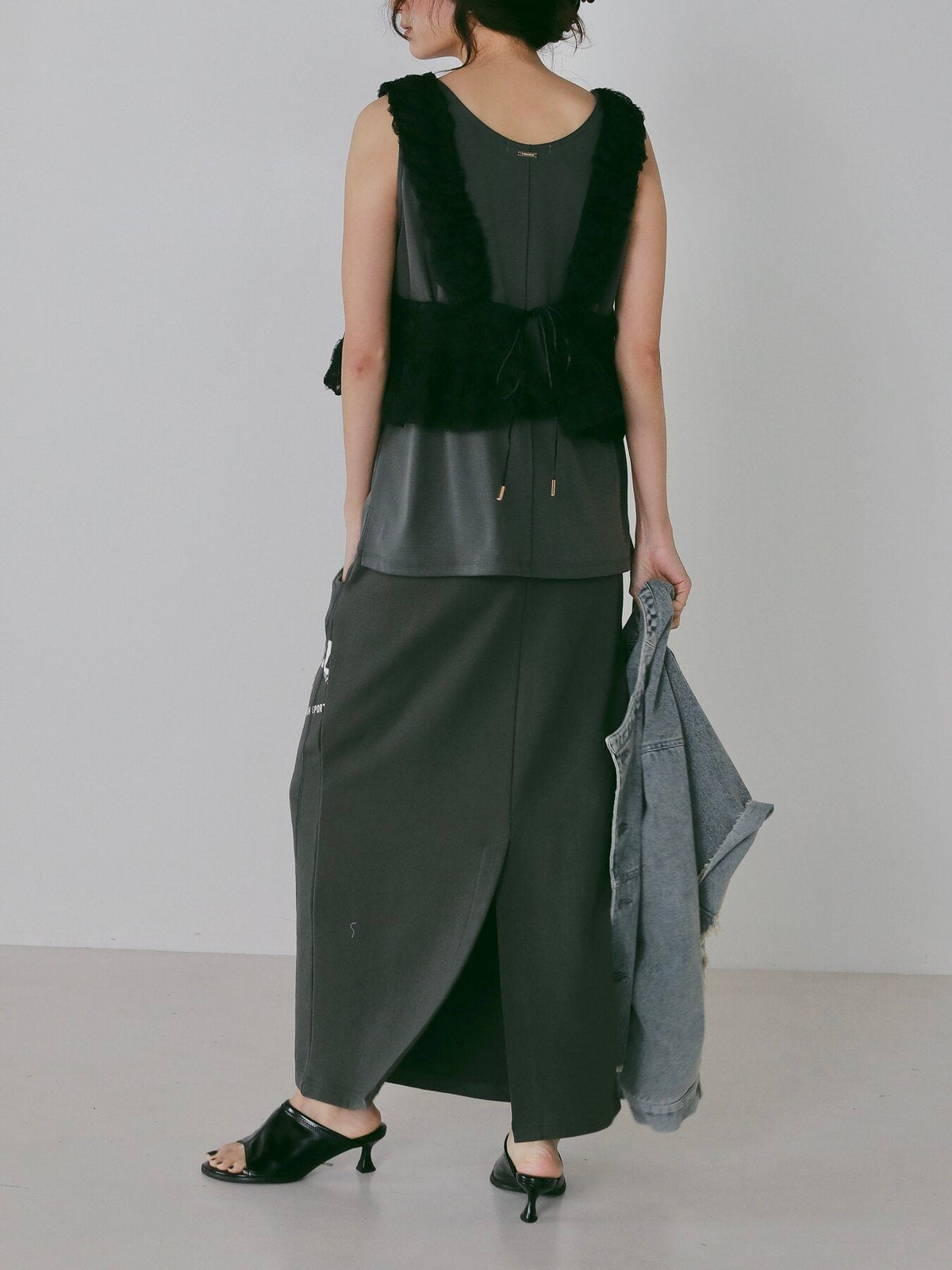 【CHIGNON 2027 PRE-SPRING】ロゼットドットチュールビスチェ - 12月中旬頃発送 - Champdelarose