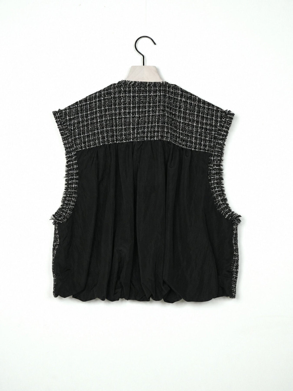 【CHIGNON 2027 PRE-SPRING】ミニマルツィードドッキングジレ - 12月下旬頃発送 - Champdelarose