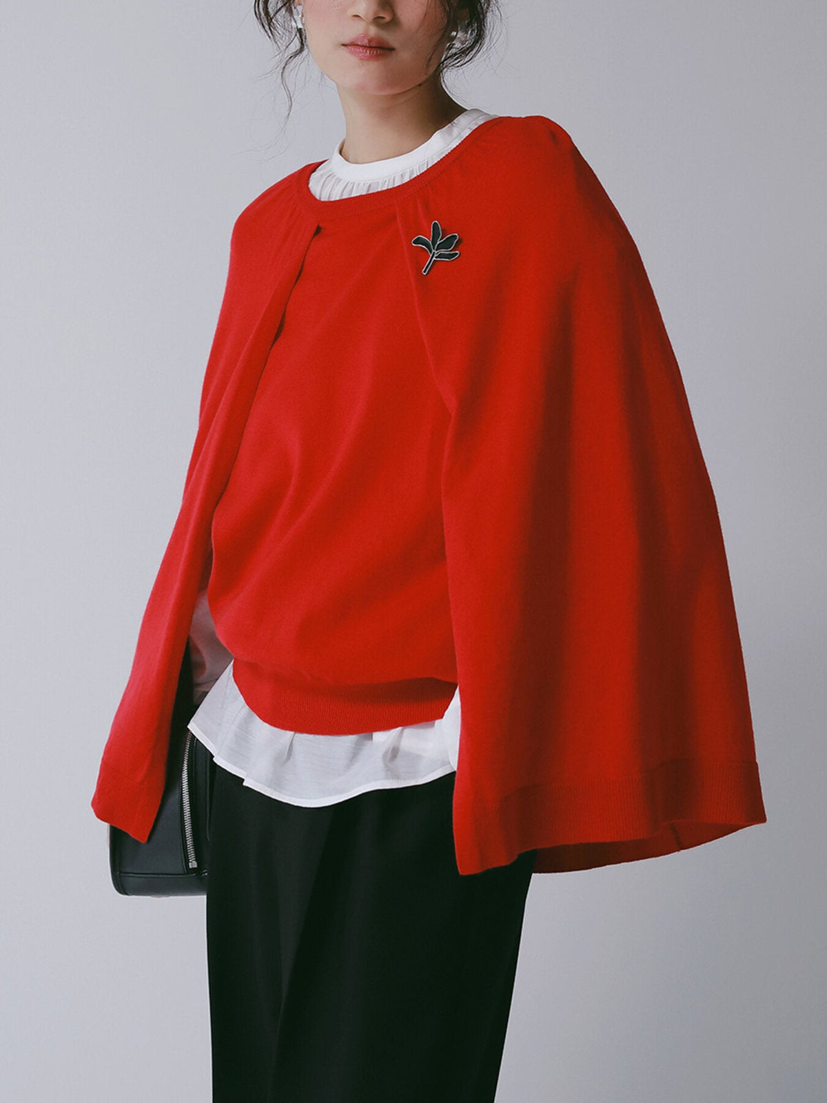 【CHIGNON 2027 PRE-SPRING】リーフエポブローチ&ネックレス - 12月下旬頃発送 - Champdelarose