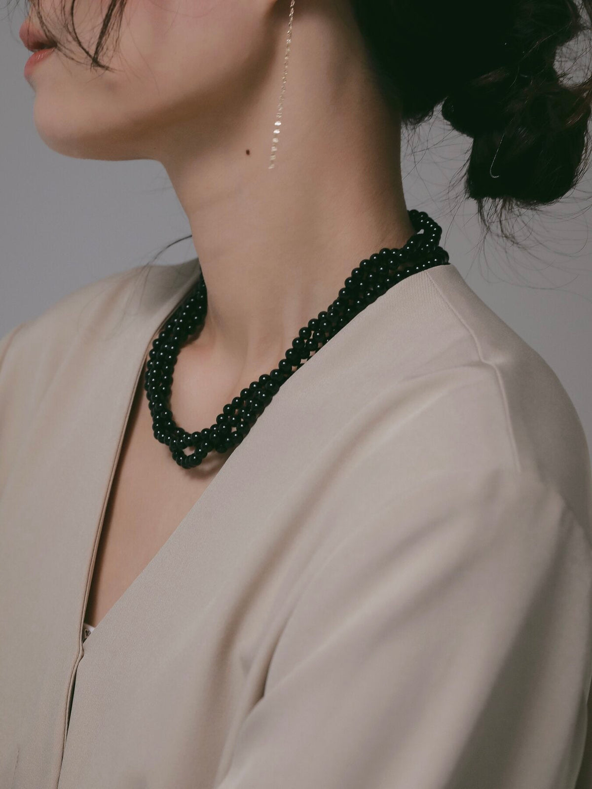 【CHIGNON 2027 PRE-SPRING】ノーカラーコンビネゾン - 12月下旬頃発送 - Champdelarose