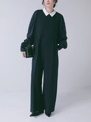 【CHIGNON 2027 PRE-SPRING】ソフトツイル2wayコンビネゾン - 12月下旬頃発送 - Champdelarose
