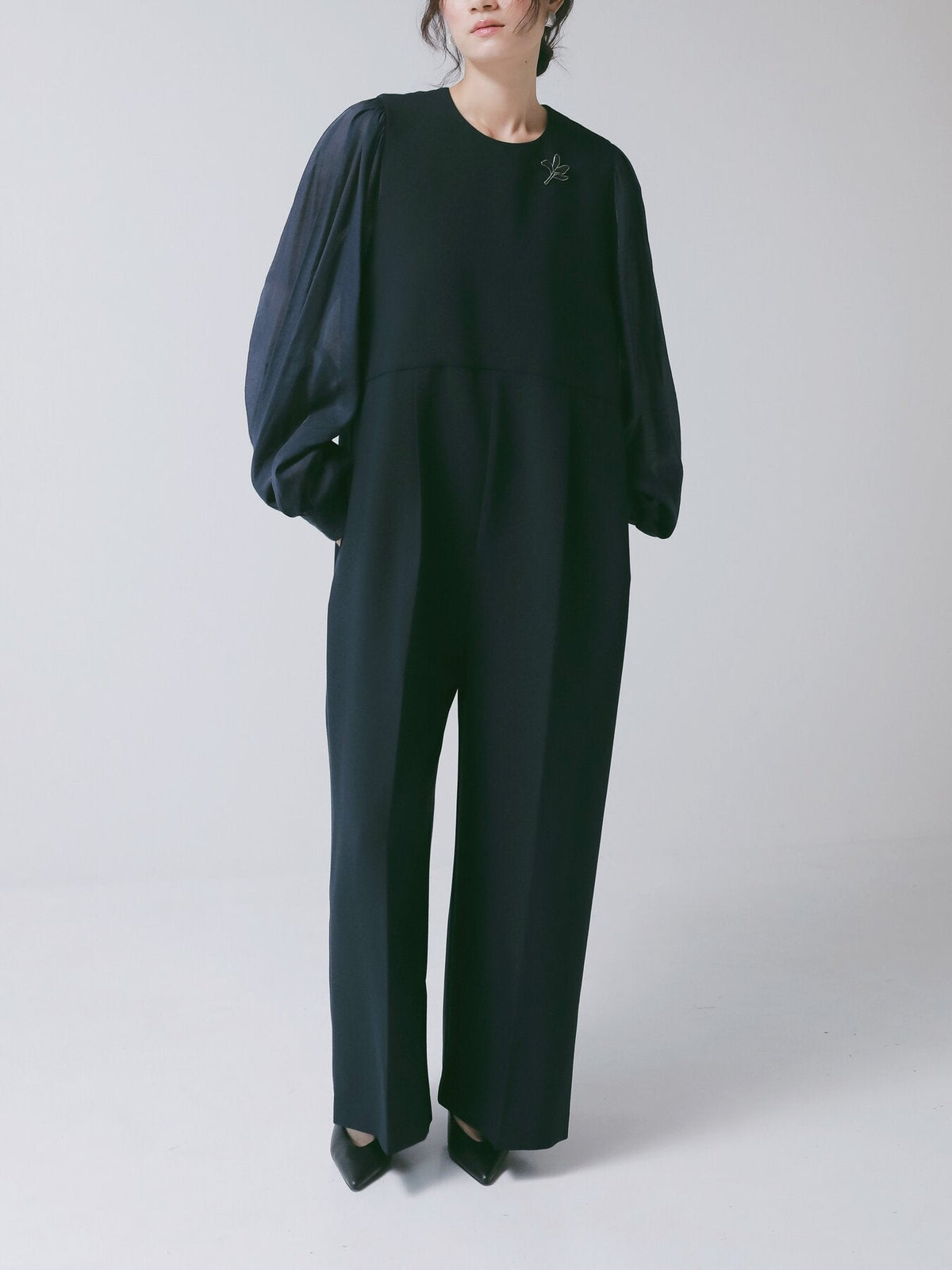 【CHIGNON 2027 PRE-SPRING】ソフトツイル2wayコンビネゾン - 12月下旬頃発送 - Champdelarose