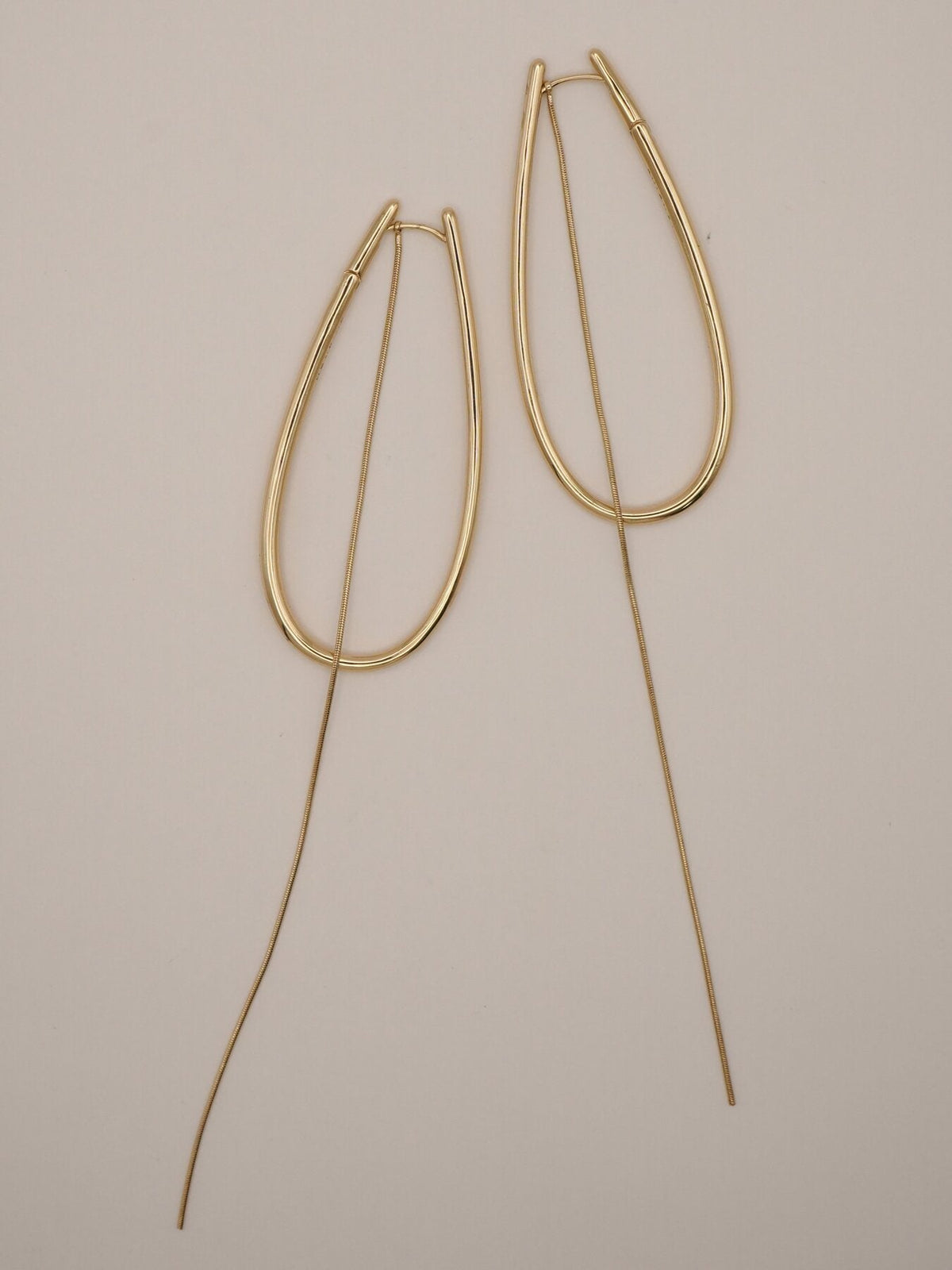 【CHIGNON 2027 PRE-SPRING】ドロップフープ2WAYピアス - 12月下旬頃発送 - Champdelarose