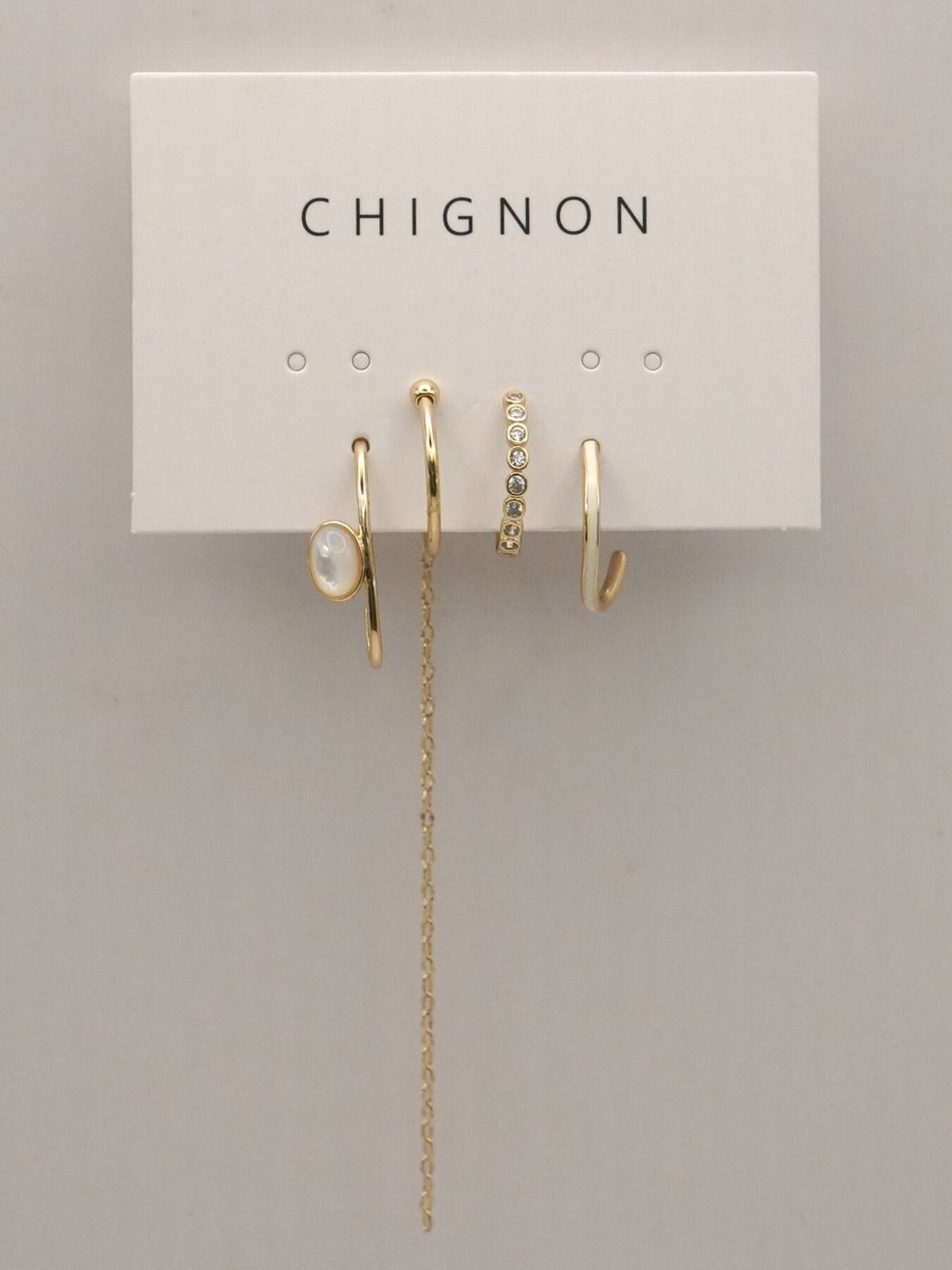 【CHIGNON 2027 PRE-SPRING】4レイヤーイヤカフセット - 12月下旬頃発送 - Champdelarose
