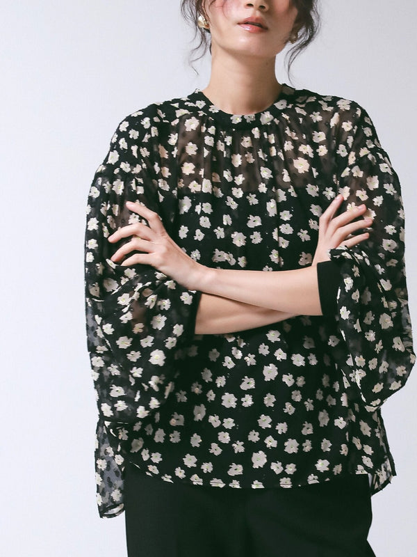 【CHIGNON 2027 PRE-SPRING】シアーフラワーボリュームBL - 12月下旬頃発送