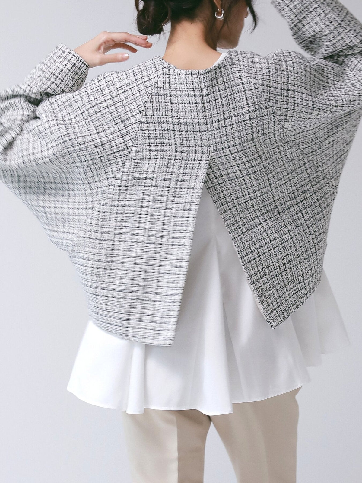 【CHIGNON 2027 PRE-SPRING】ミニマルツィードJK - 12月下旬頃発送 - Champdelarose