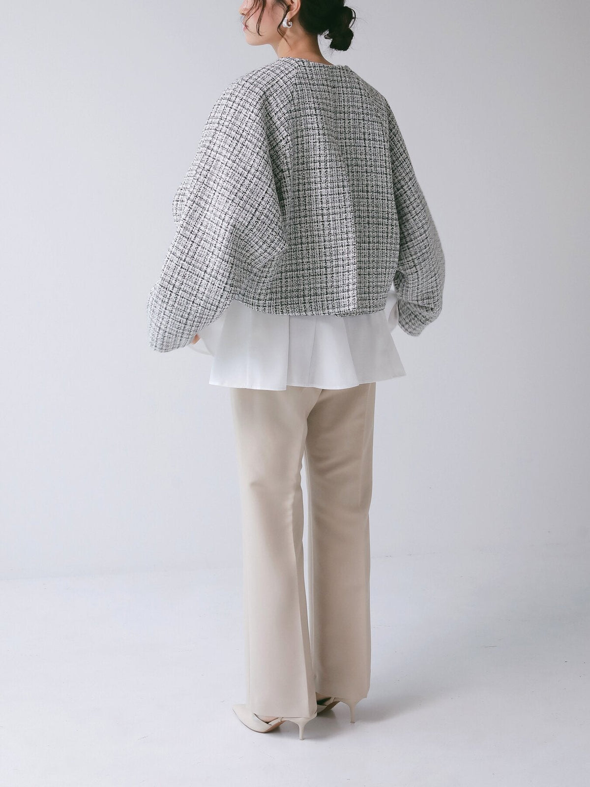 【CHIGNON 2027 PRE-SPRING】ミニマルツィードJK - 12月下旬頃発送 - Champdelarose