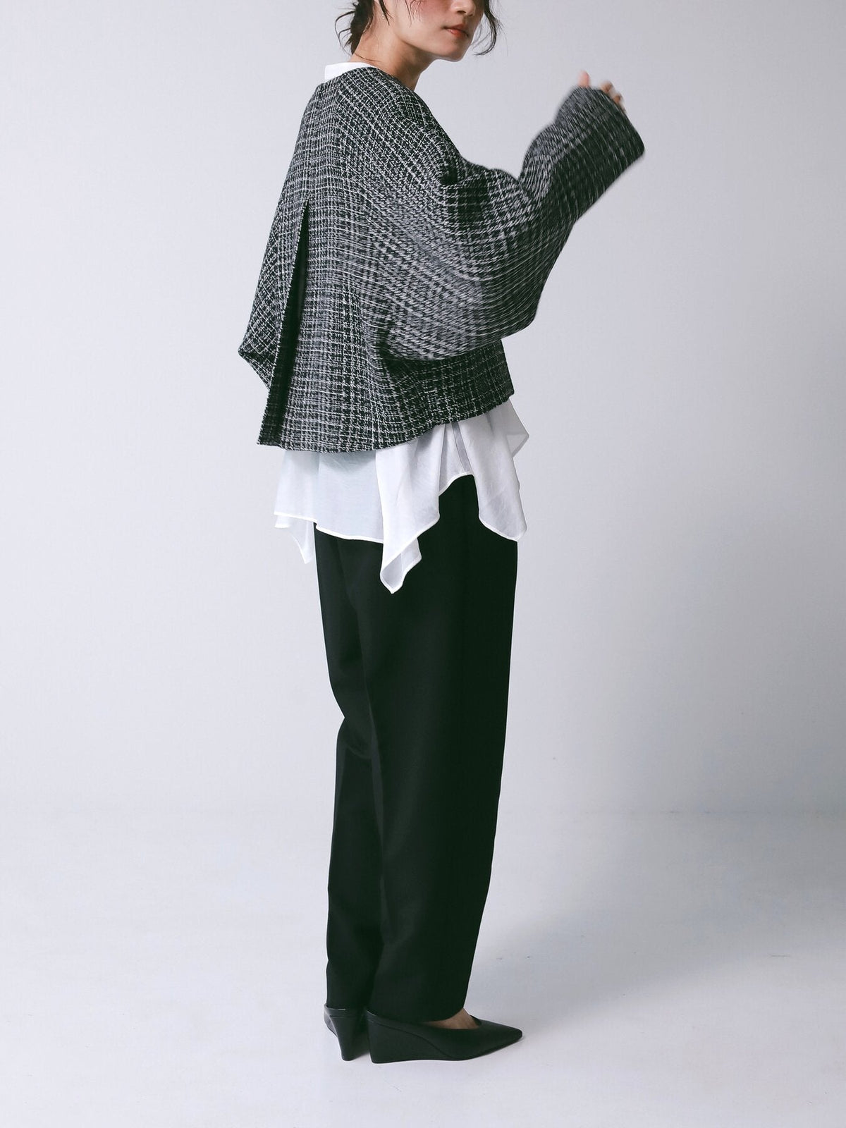 【CHIGNON 2027 PRE-SPRING】ミニマルツィードJK - 12月下旬頃発送 - Champdelarose
