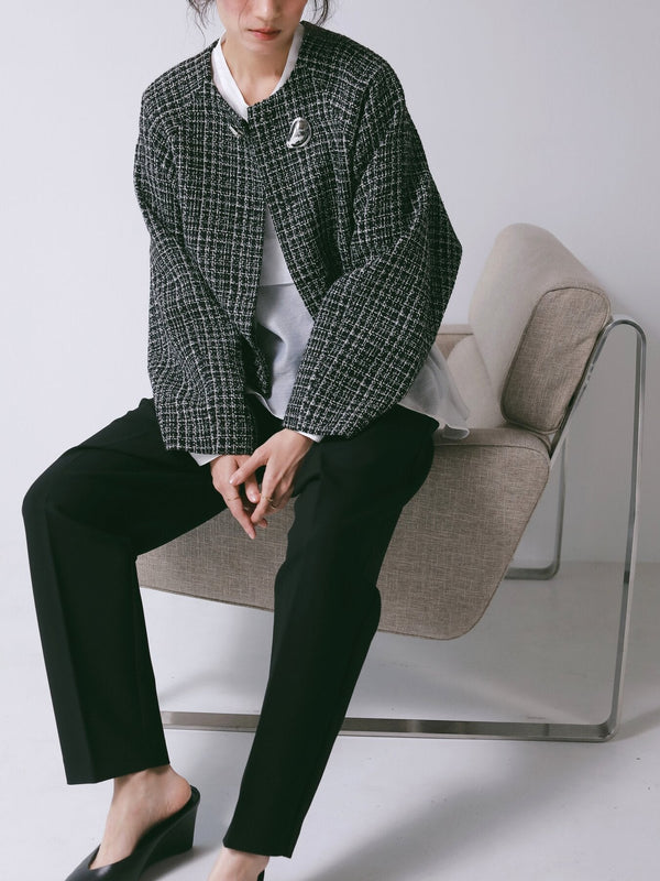 【CHIGNON 2027 PRE-SPRING】ミニマルツィードJK - 12月下旬頃発送