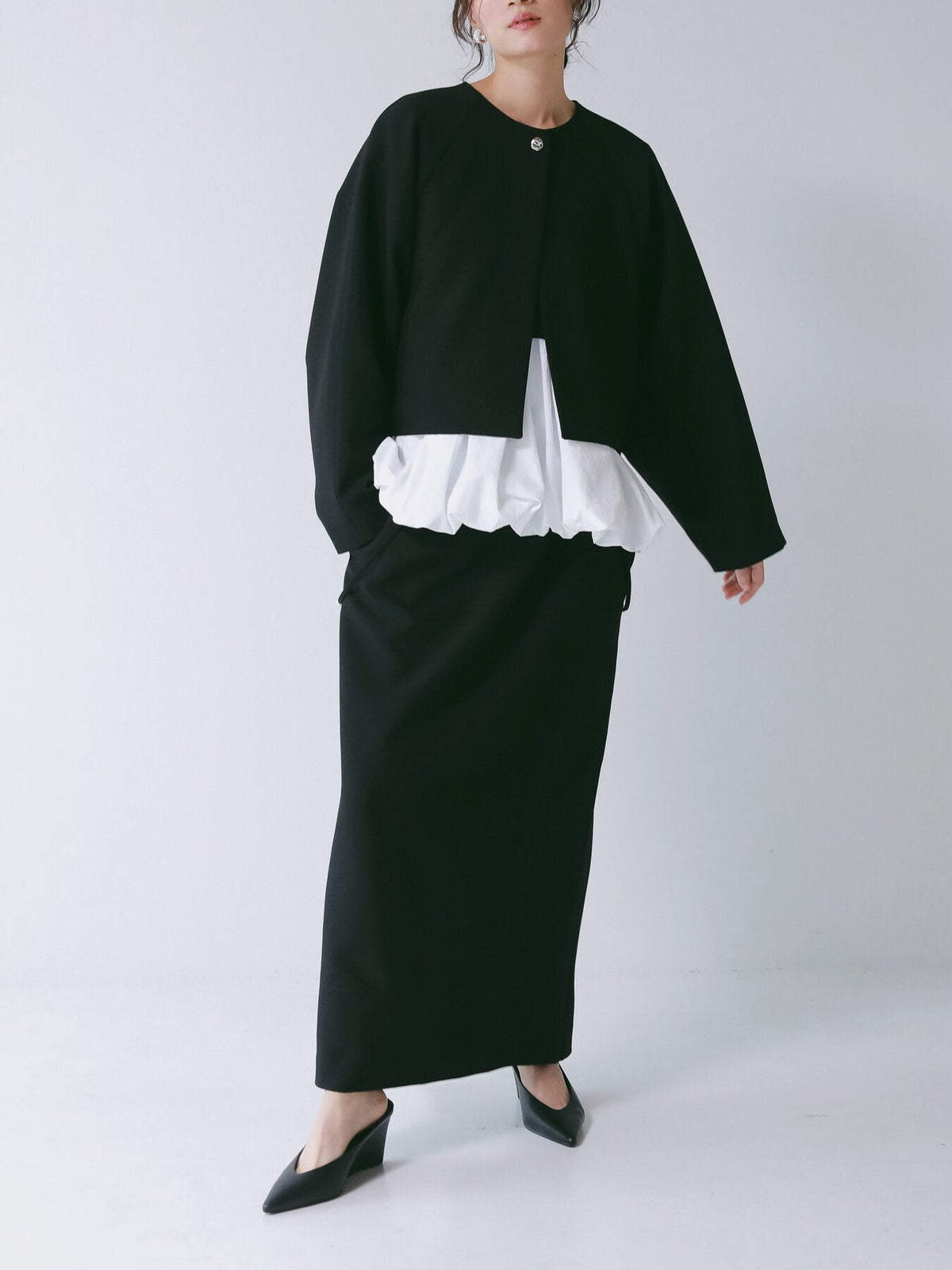 【CHIGNON 2027 PRE-SPRING】ソフトツイルドルマンJK - 12月下旬頃発送 - Champdelarose