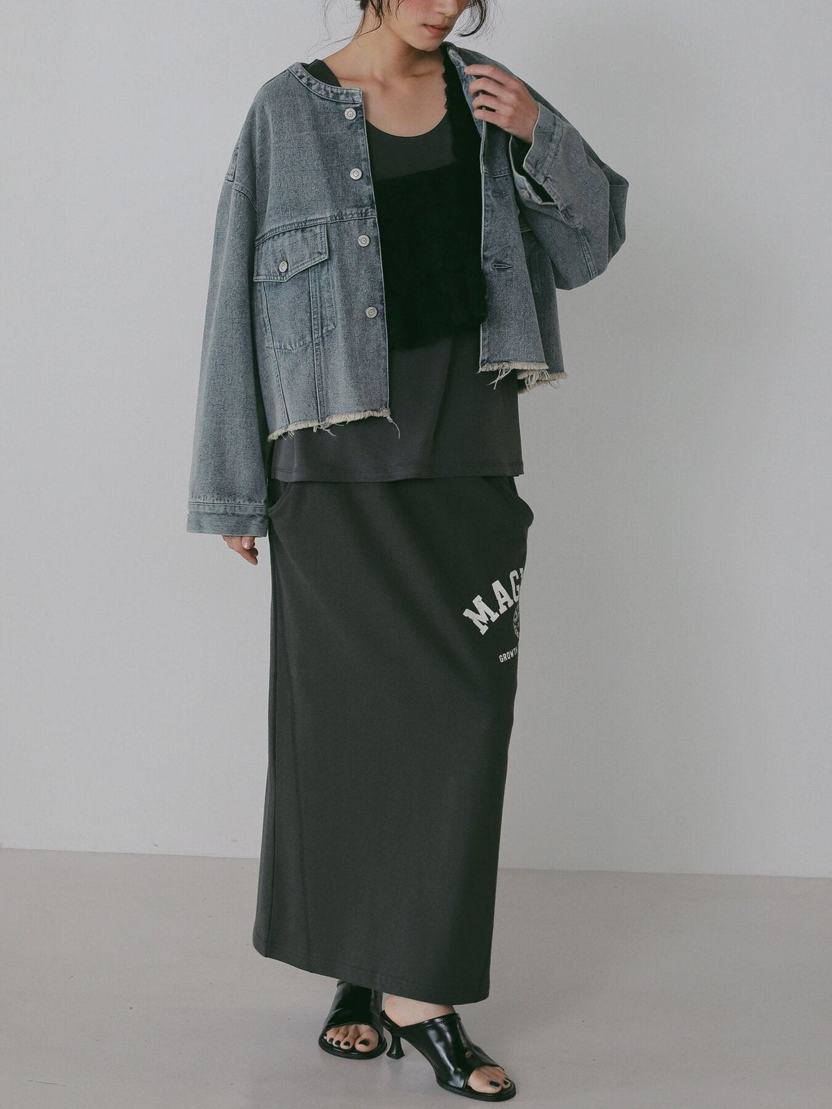 【CHIGNON 2027 PRE-SPRING】ヴィンテージデニムJK - 12月中旬頃発送 - Champdelarose