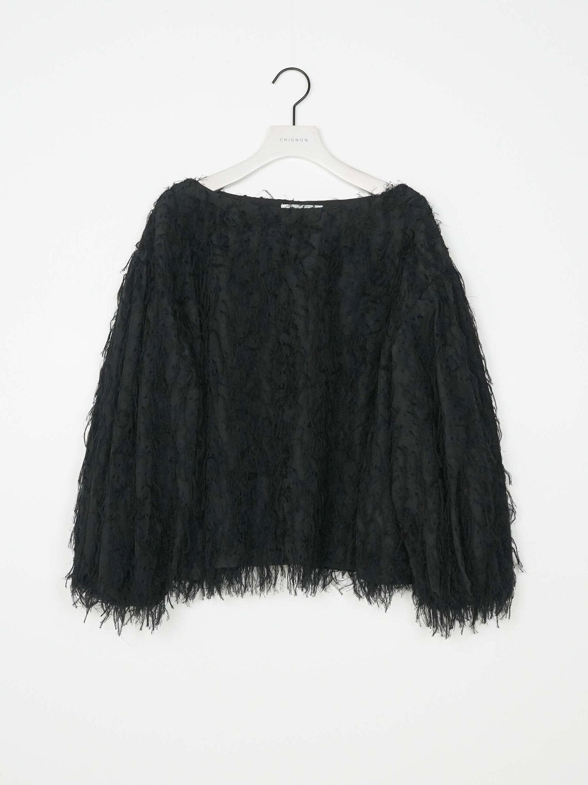 【CHIGNON 2027 PRE-SPRING】カットJQボリュームスリーブBL - 12月下旬頃発送 - Champdelarose