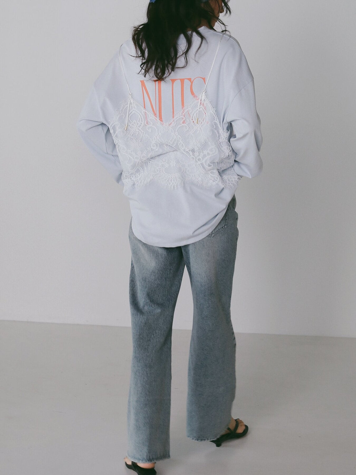 【CHIGNON 2027 PRE-SPRING】"PEANUTS"ロゴロンTEE - 12月中旬頃発送 - Champdelarose