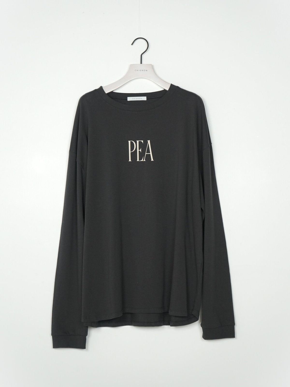 【CHIGNON 2027 PRE-SPRING】"PEANUTS"ロゴロンTEE - 12月中旬頃発送 - Champdelarose