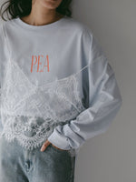 【CHIGNON 2027 PRE-SPRING】"PEANUTS"ロゴロンTEE - 12月中旬頃発送 - Champdelarose