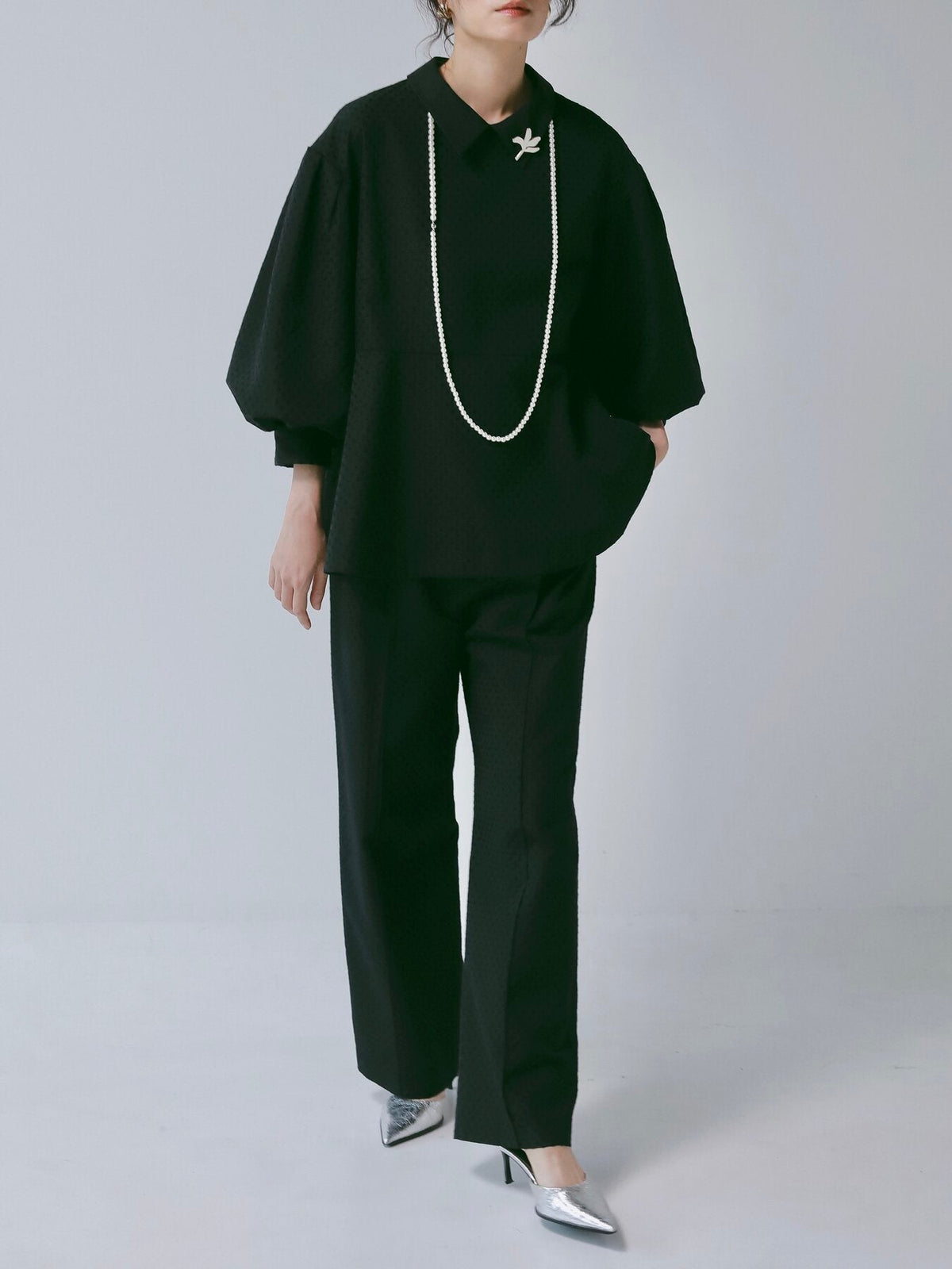 【CHIGNON 2027 PRE-SPRING】ドットジャカードペプラムPO - 12月下旬頃発送 - Champdelarose