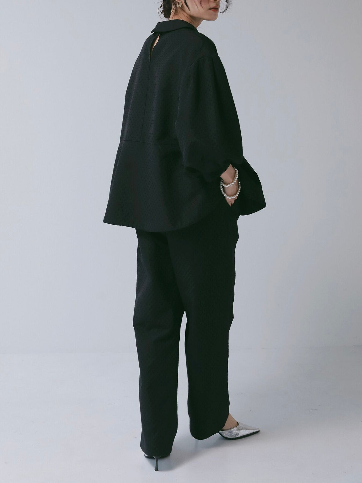 【CHIGNON 2027 PRE-SPRING】ドットジャカードペプラムPO - 12月下旬頃発送 - Champdelarose