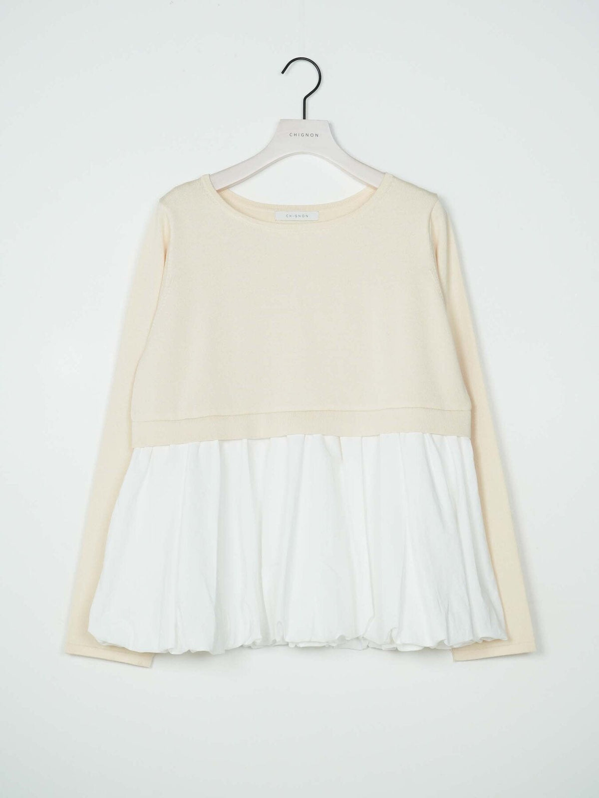 【CHIGNON 2027 PRE-SPRING】バルーンドッキングニットPO - 12月下旬頃発送 - Champdelarose