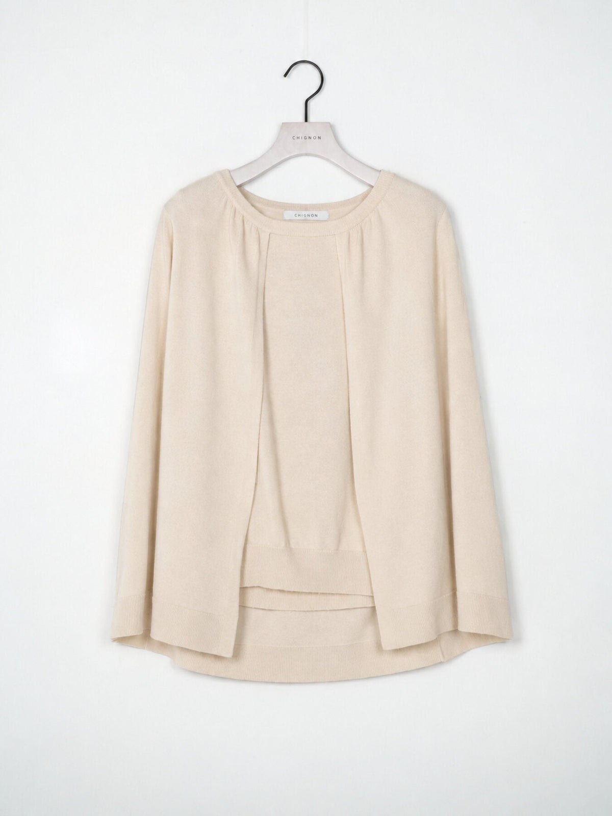 【CHIGNON 2027 PRE-SPRING】ケープレイヤードニットPO - 12月下旬頃発送 - Champdelarose