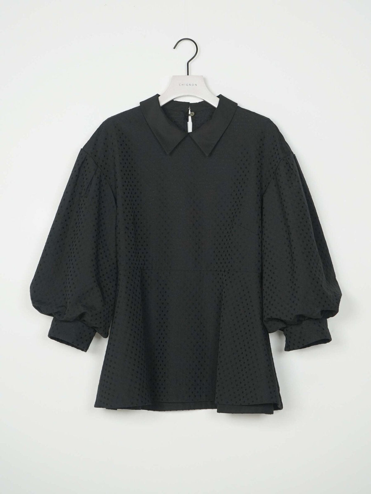 【CHIGNON 2027 PRE-SPRING】ドットジャカードペプラムPO - 12月下旬頃発送 - Champdelarose