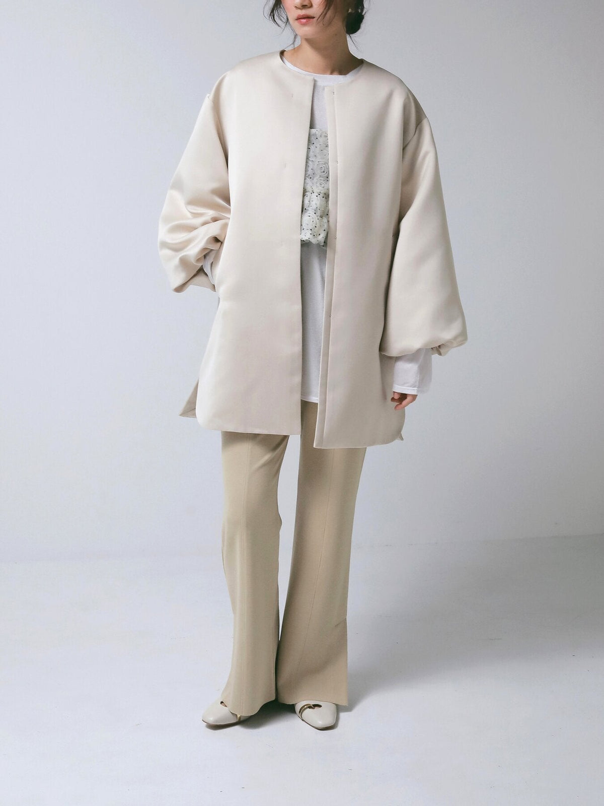 【CHIGNON 2027 PRE-SPRING】ソフトリブフレアPT - 12月中旬頃発送 - Champdelarose