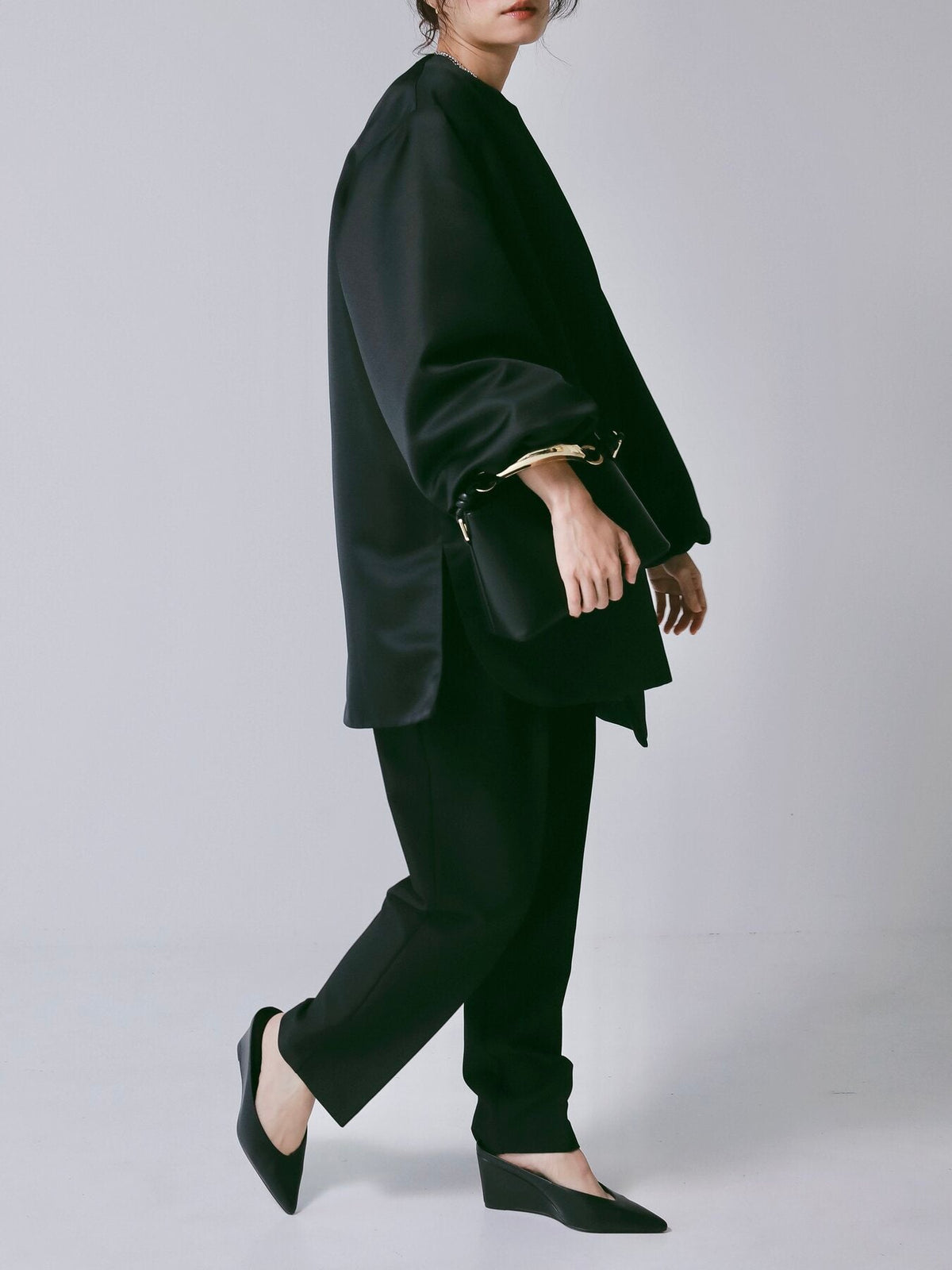 【CHIGNON 2027 PRE-SPRING】ソフトツイルテーパードPT - 12月下旬頃発送 - Champdelarose