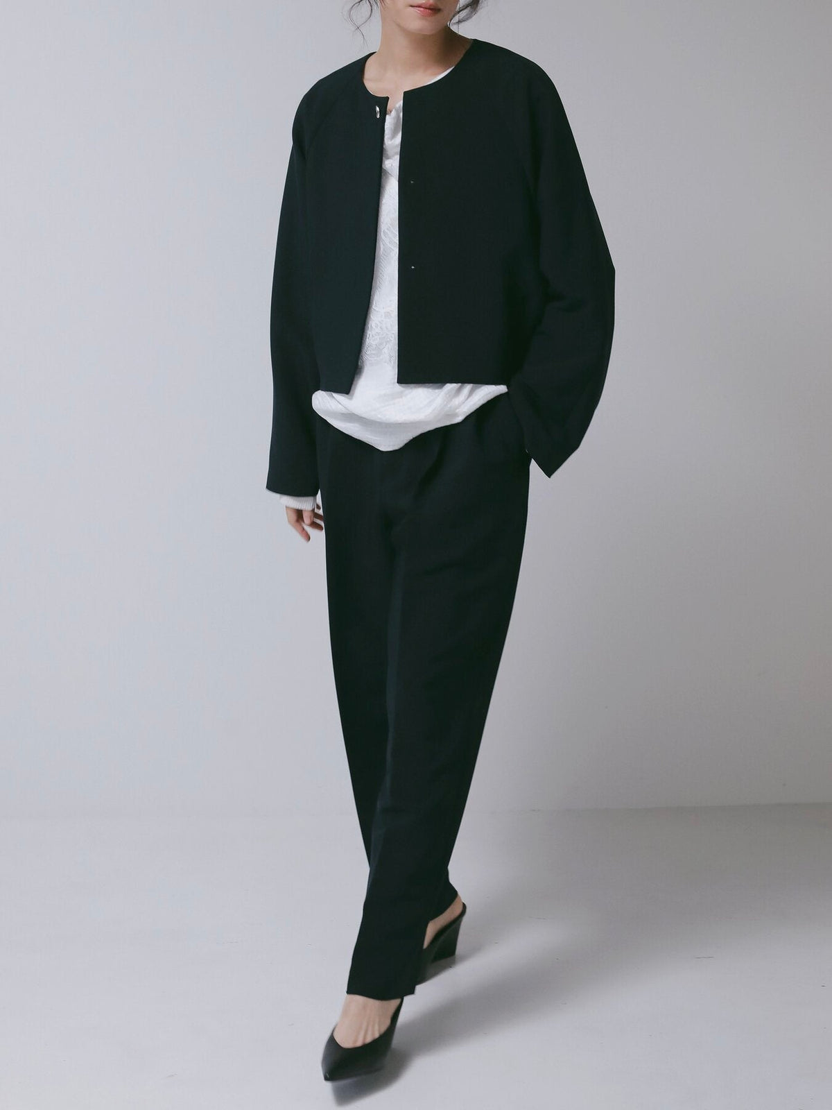 【CHIGNON 2027 PRE-SPRING】ソフトツイルテーパードPT - 12月下旬頃発送 - Champdelarose