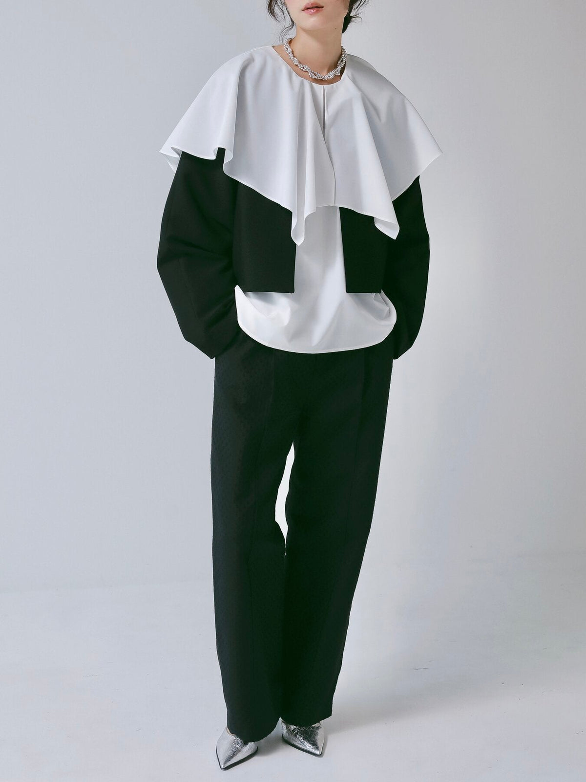 【CHIGNON 2027 PRE-SPRING】ドットジャカードタックPT - 12月下旬頃発送 - Champdelarose
