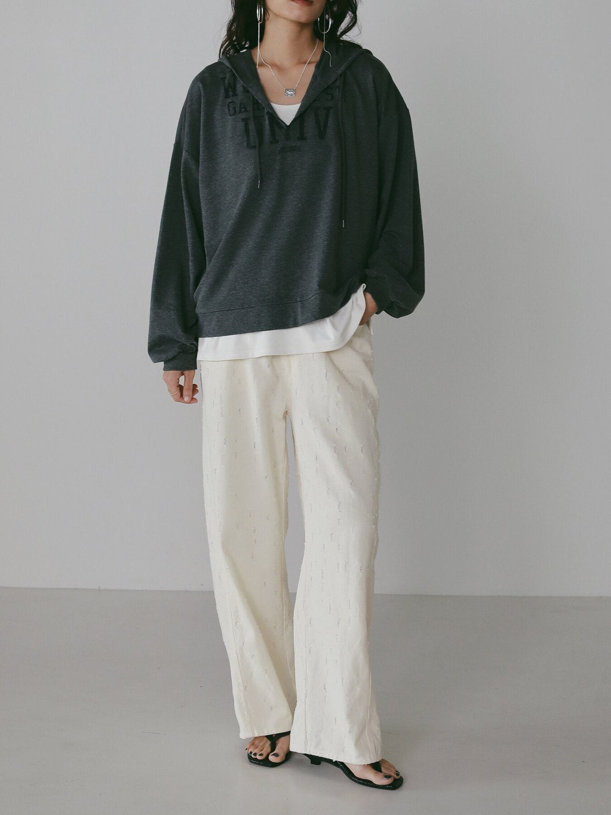 【CHIGNON 2027 PRE-SPRING】クラッシュアジャストPT - 12月中旬頃発送 - Champdelarose
