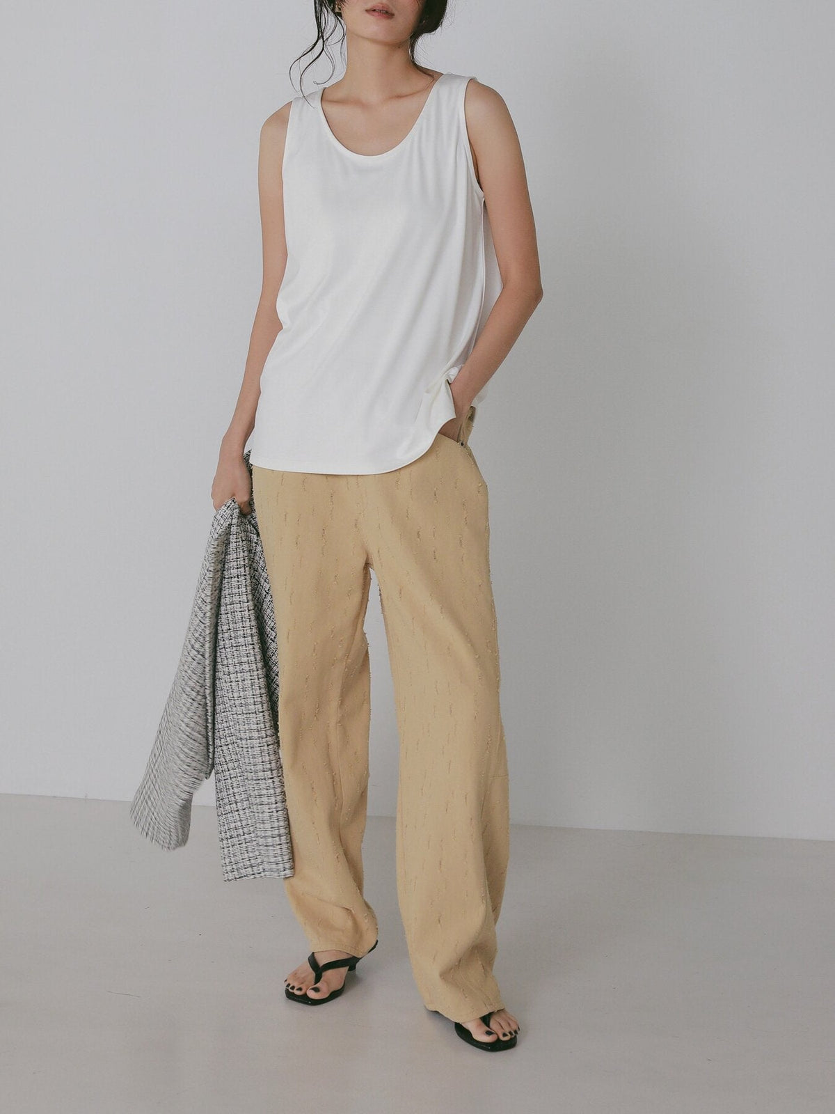 【CHIGNON 2027 PRE-SPRING】クラッシュアジャストPT - 12月中旬頃発送 - Champdelarose