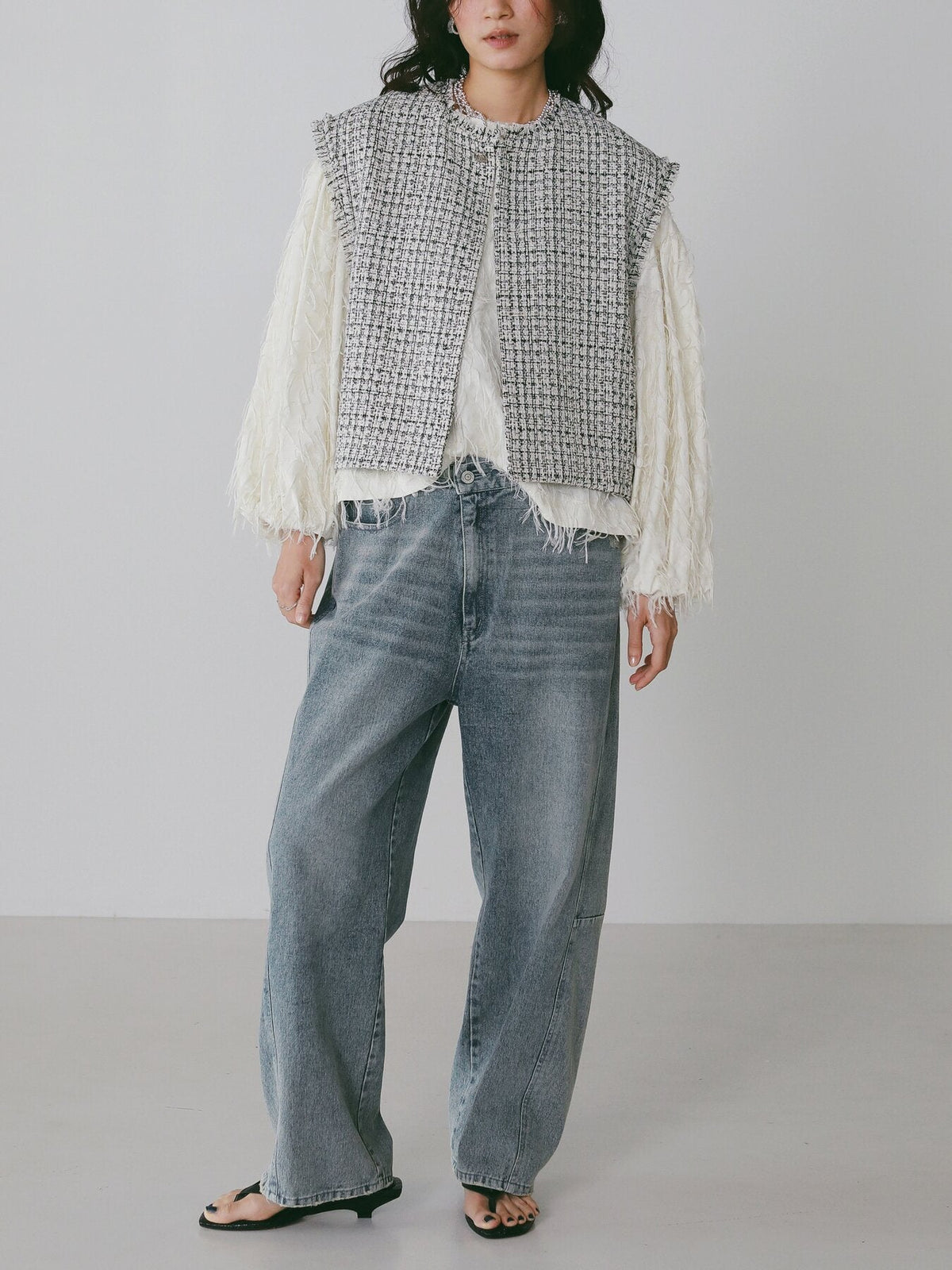 【CHIGNON 2027 PRE-SPRING】アジャストヴィンテージデニムPT - 12月中旬頃発送 - Champdelarose