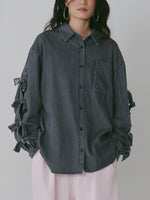 【CHIGNON 2027 PRE-SPRING】マルチリボンデニムSH - 12月中旬頃発送 - Champdelarose