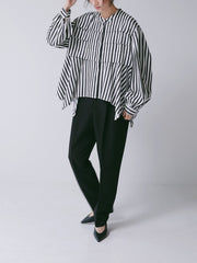 【CHIGNON 2027 PRE-SPRING】ストライプイレヘムSH - 12月下旬頃発送 - Champdelarose