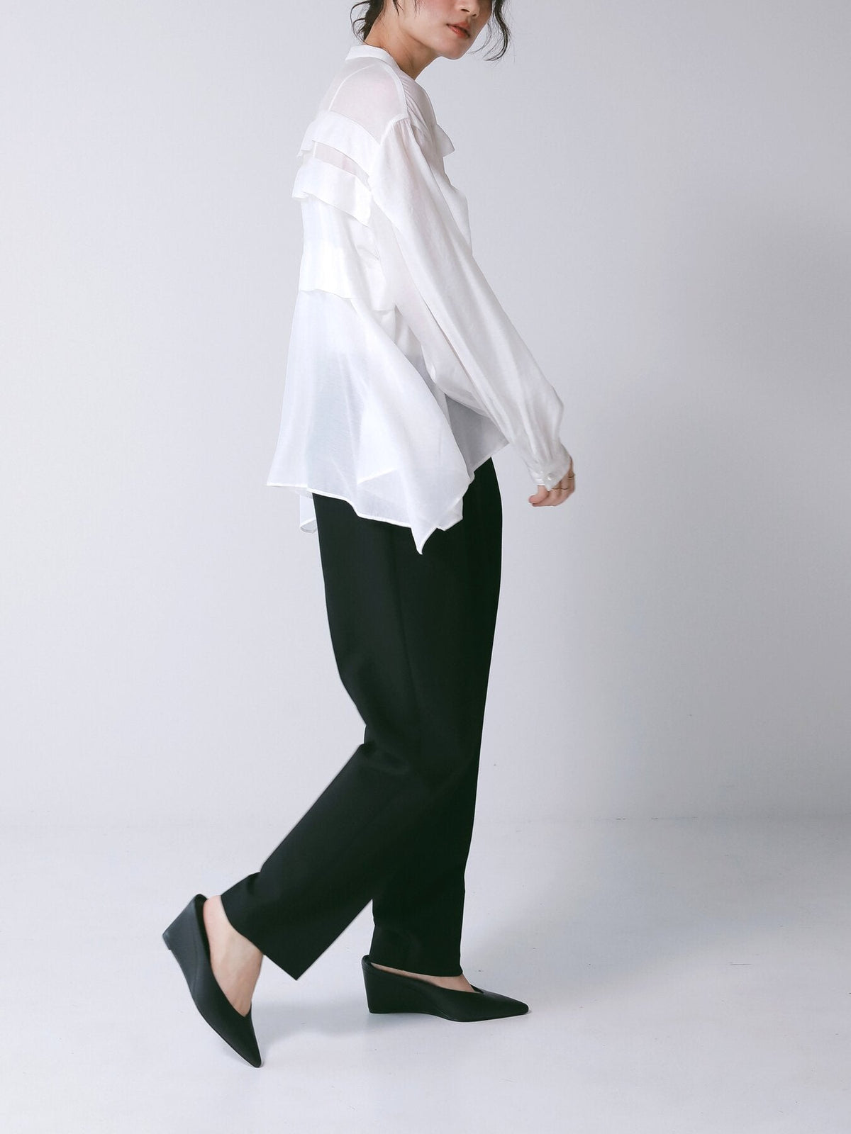 【CHIGNON 2027 PRE-SPRING】シアーツイルイレヘムSH - 12月下旬頃発送 - Champdelarose