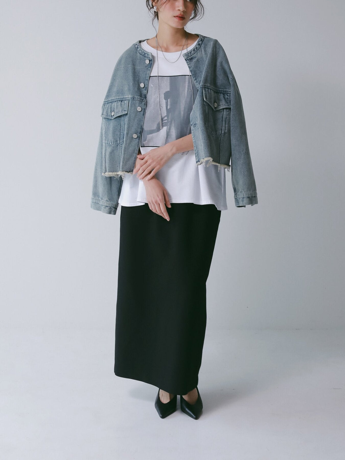 【CHIGNON 2027 PRE-SPRING】ソフトツイルナローSK - 12月下旬頃発送 - Champdelarose