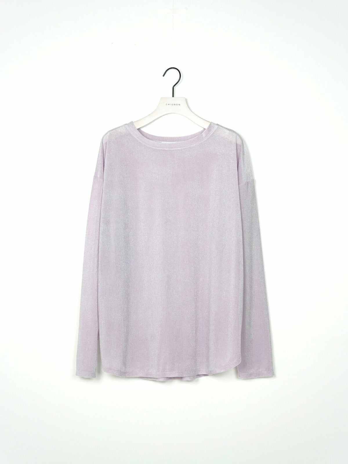 【CHIGNON 2027 PRE-SPRING】シアーベロアロンTEE - 12月中旬頃発送 - Champdelarose