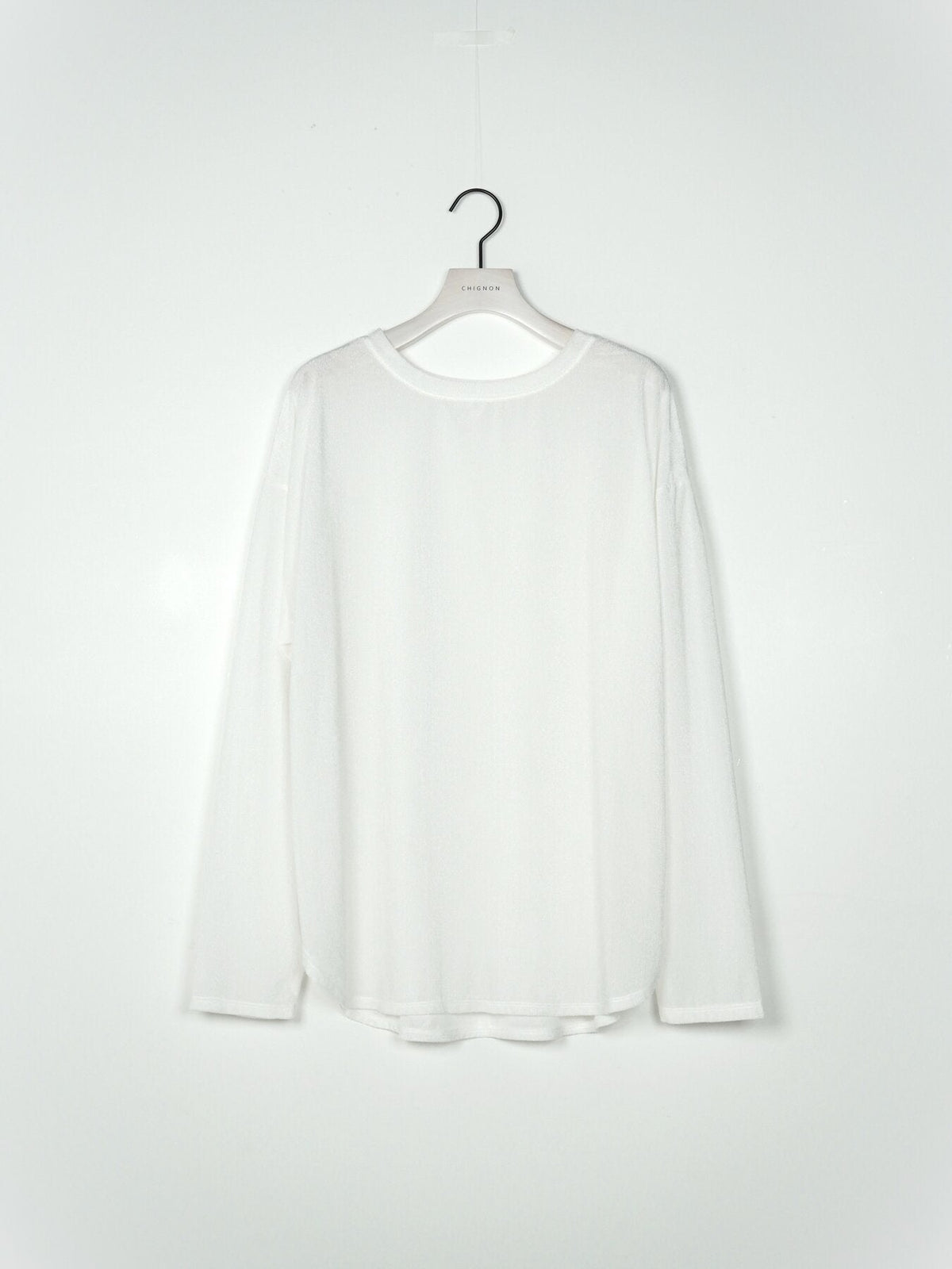 【CHIGNON 2027 PRE-SPRING】シアーベロアロンTEE - 12月中旬頃発送 - Champdelarose