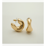 【CHIGNON】ボリュームニュアンスフープピアス - Champdelarose