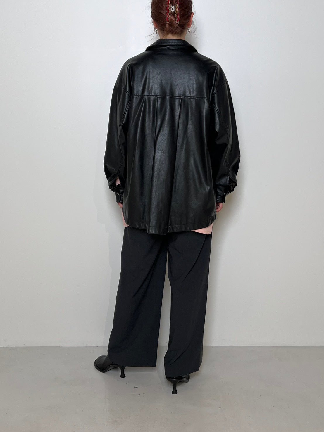 【CHIGNON ReSTOCK】フェイクレザーJKT - Champdelarose