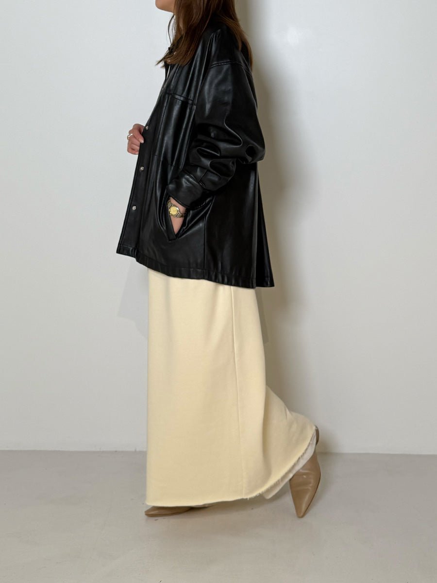 【CHIGNON ReSTOCK】フェイクレザーJKT - Champdelarose
