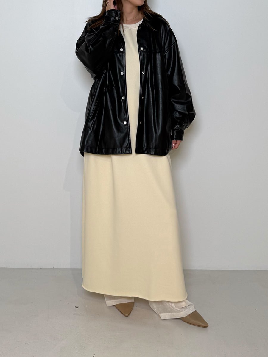 【CHIGNON ReSTOCK】フェイクレザーJKT - Champdelarose