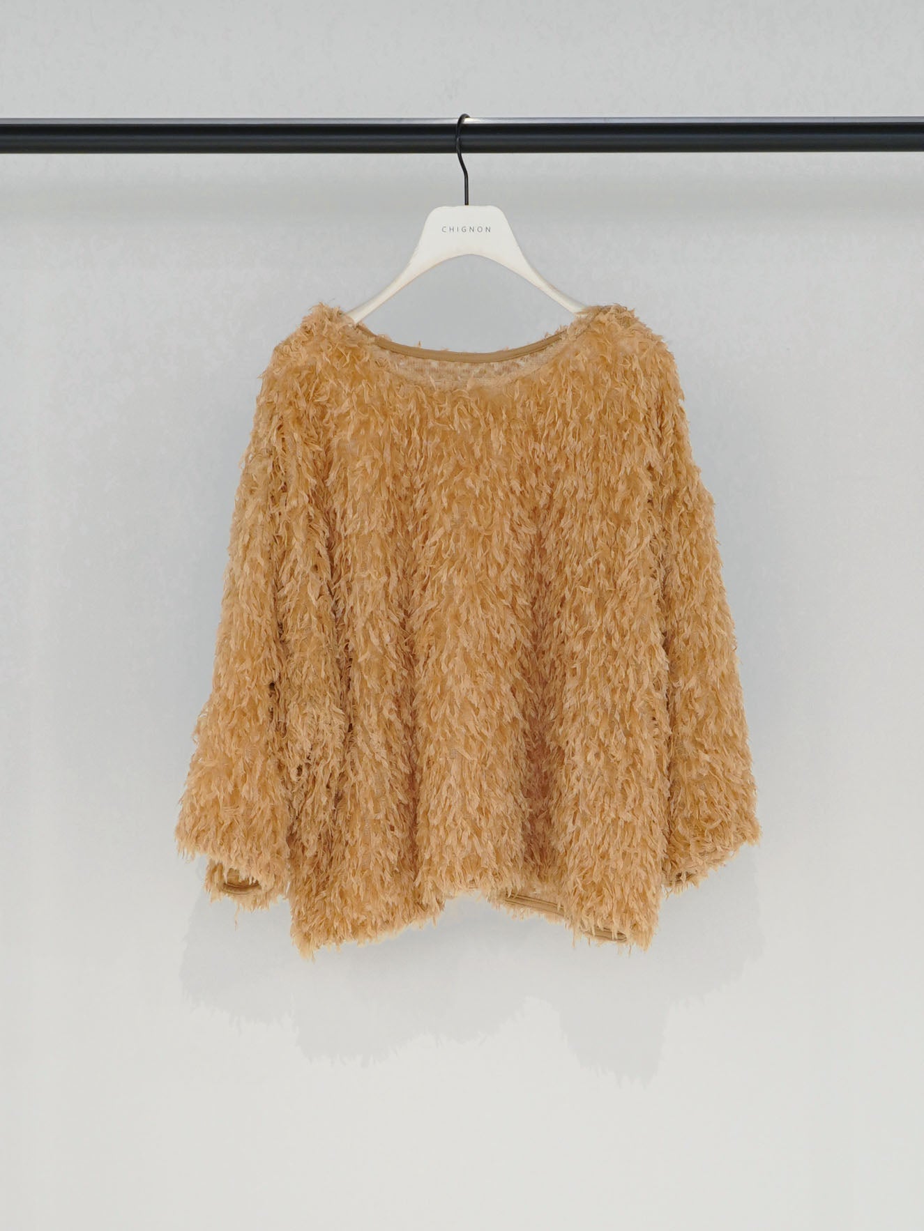 【CHIGNON ReSTOCK】フェザーフリンジルーズT - Champdelarose