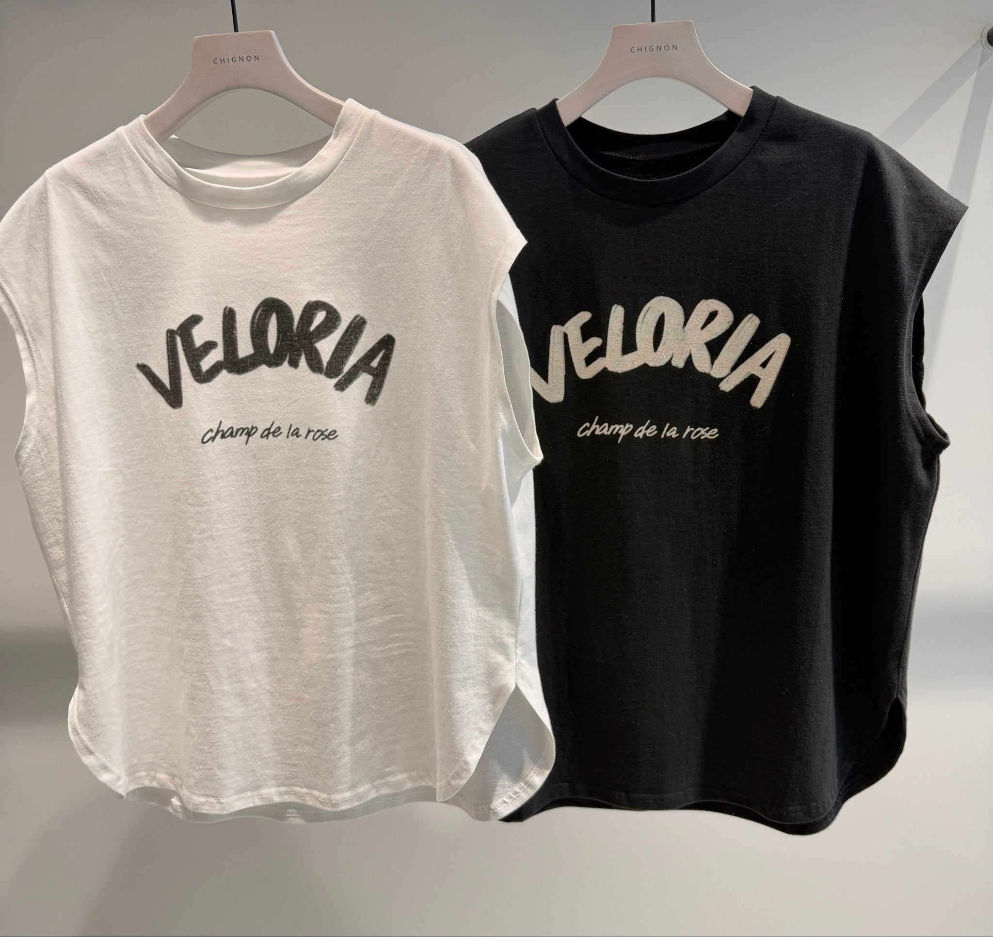 【CHIGNON×Champdelarose】限定コラボ”VELORIA”Tee‼ - Champdelarose