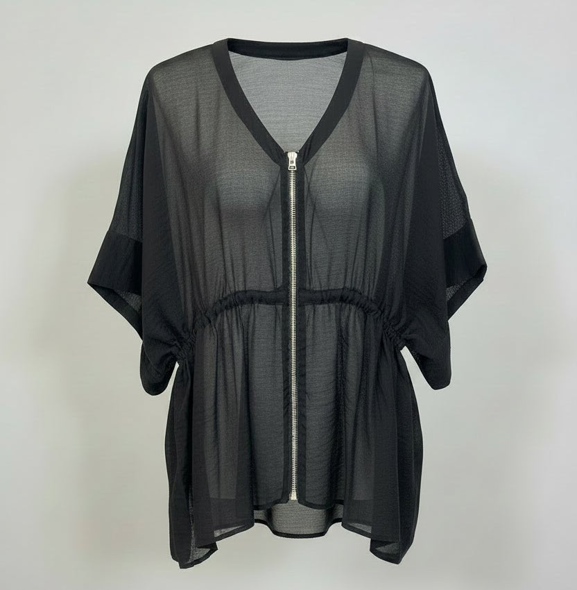【CLOCHE】シャーリングブルゾン - Champdelarose