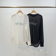 【CLOCHE】シアーロゴトップス - Champdelarose