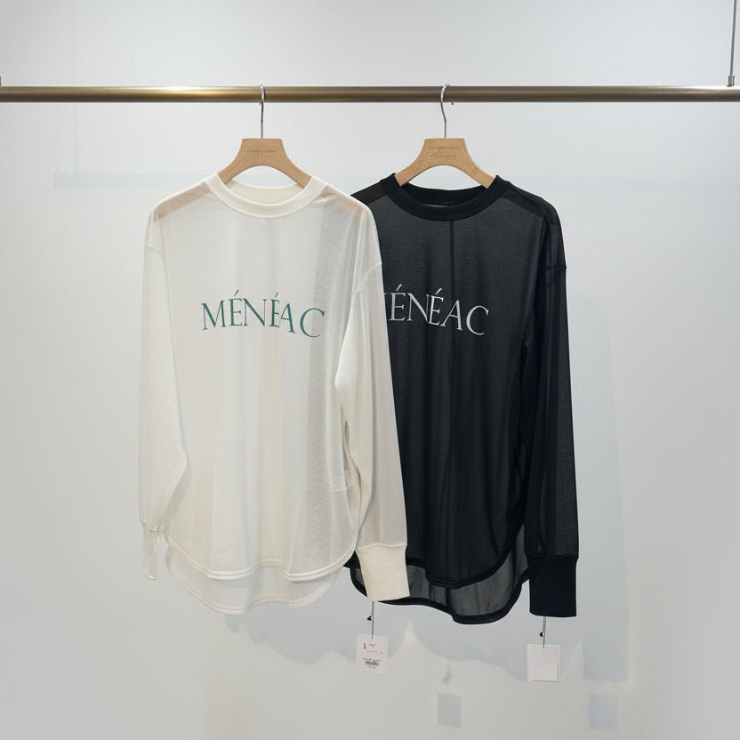 【CLOCHE】シアーロゴトップス - Champdelarose